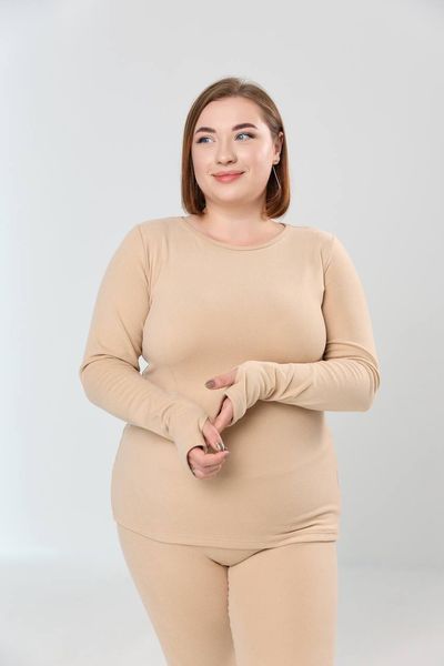 Термокомплект &laquo;Basic&raquo; (PLUS SIZE) TE1008-бежевий-2xl фото